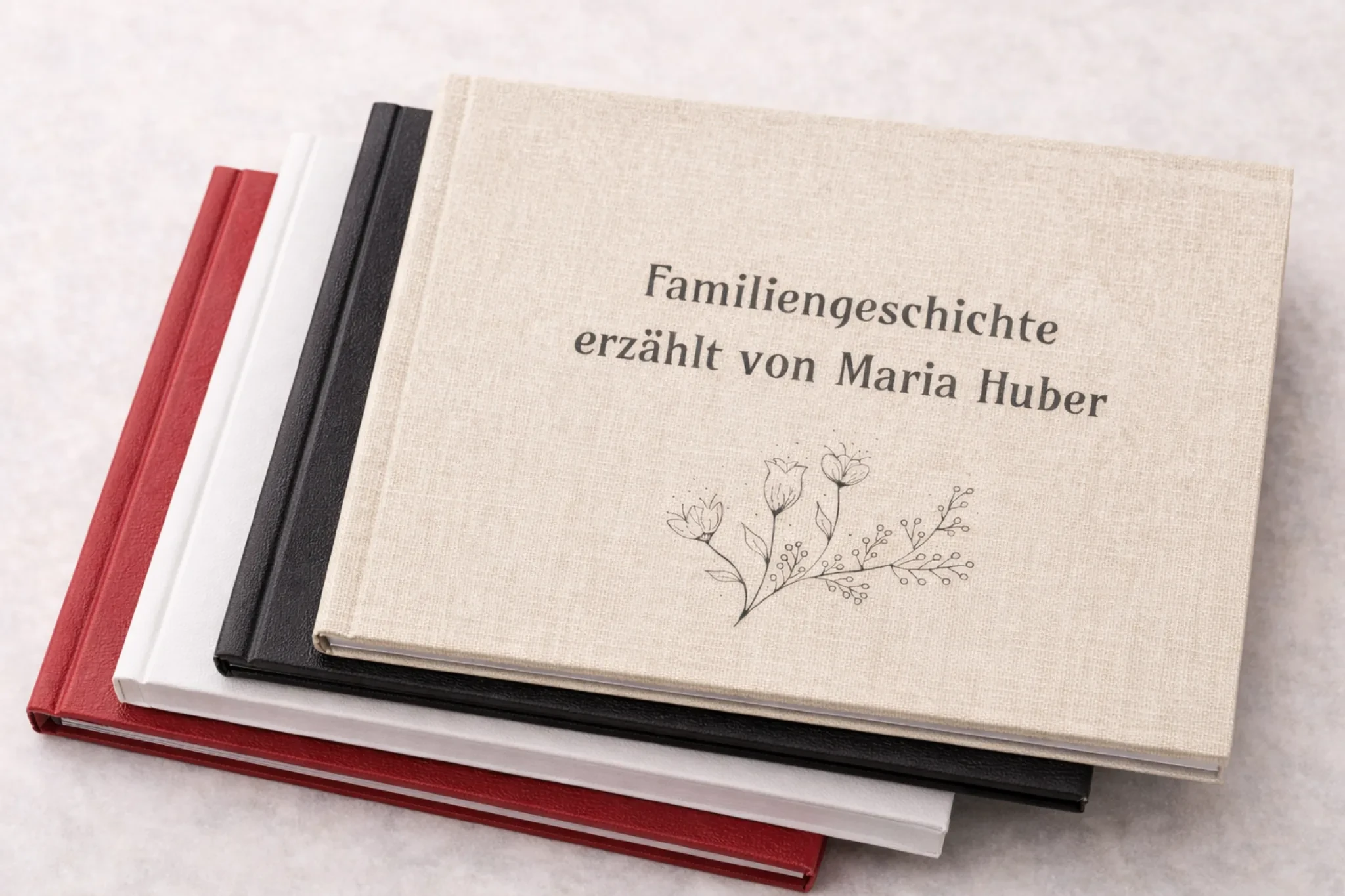 Hochwertige Buchausführung